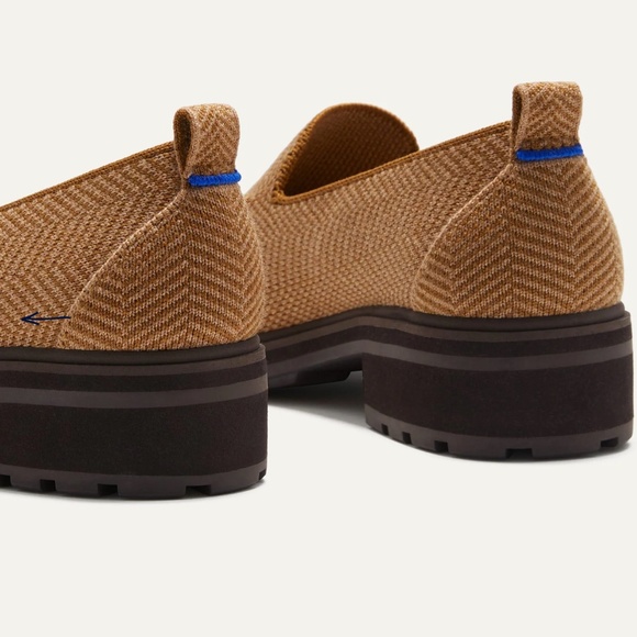 Rothy's The Lug Loafer Teak Herringbone Size 9.5, In Box, EUC Like New - Picture 6 of 7